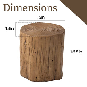 COSIEST end table supports up to 220 pounds for sturdy outdoor use
