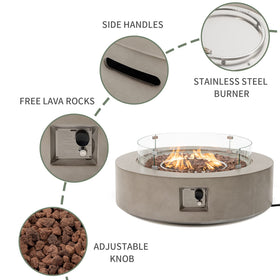 COSIEST propane tank cover doubles as a sturdy side table