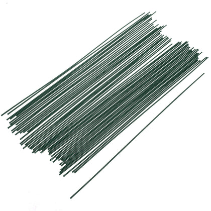 Cosmos dark green floral plant stake provides sturdy 12-inch support for garden stems.