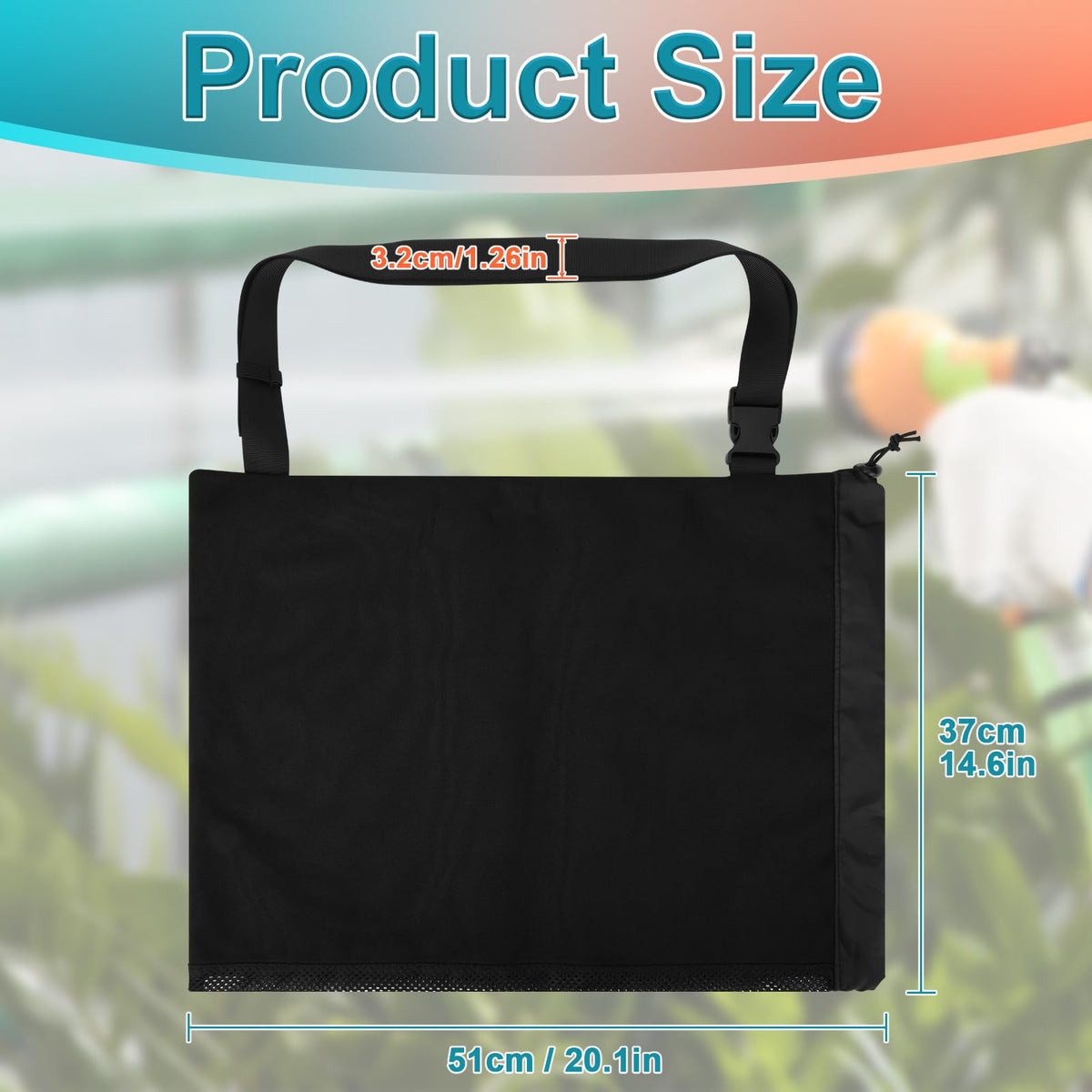 Cosmos storage bag with drawstring top for quick access and secure closure.