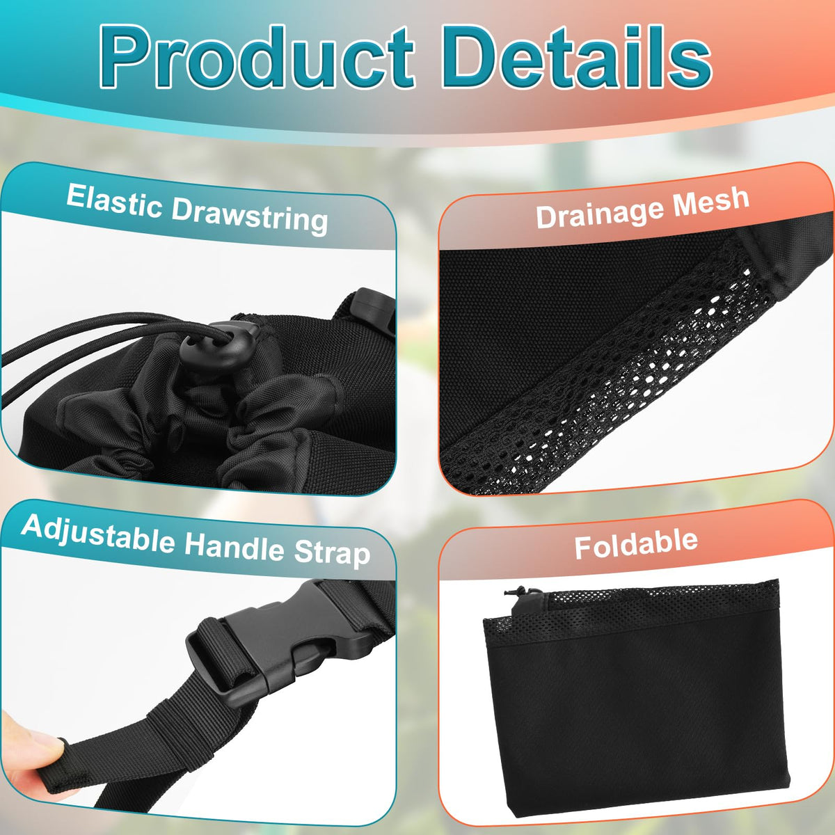 Cosmos storage bag interior shows space for up to 100 ft of hose.
