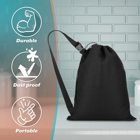 Cosmos bag with adjustable shoulder strap and quick-release buckle for easy carrying.