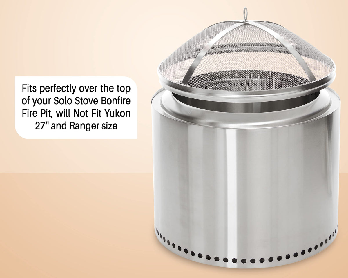 COSPARX stainless steel spark screen provides durable outdoor protection.