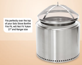 COSPARX stainless steel spark screen provides durable outdoor protection.