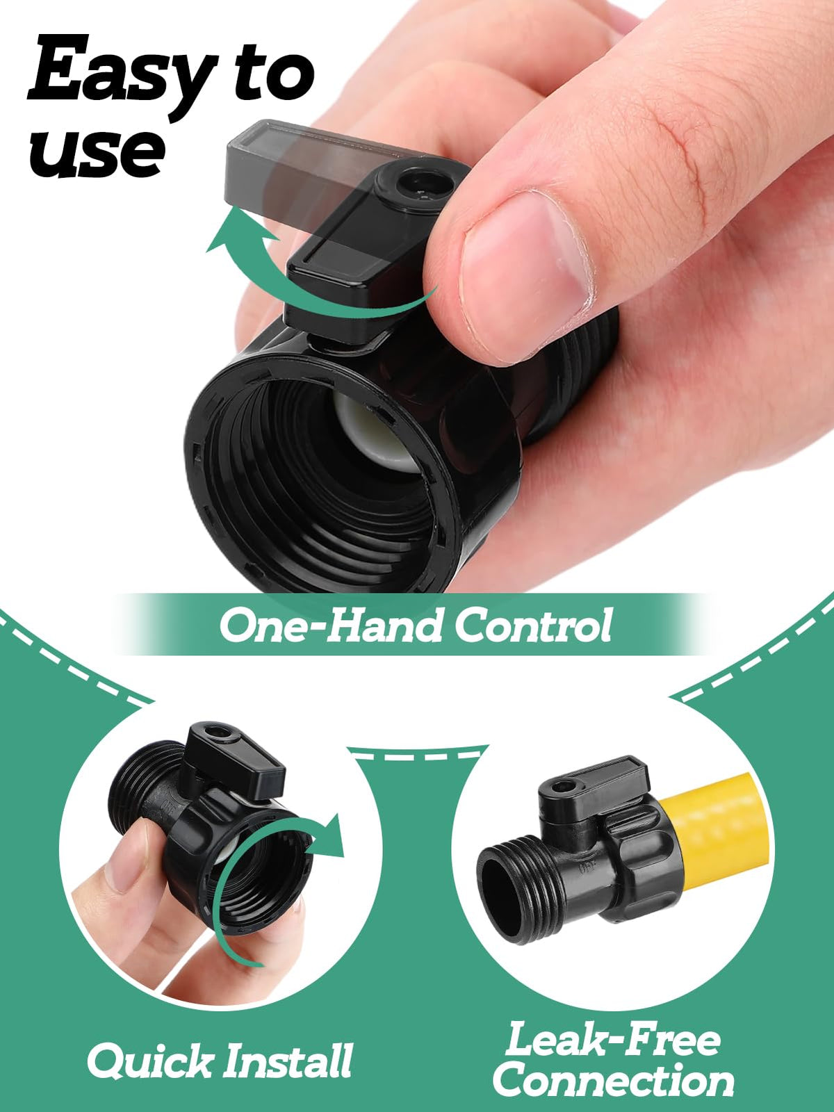 Cosweet ABS plastic construction highlights lightweight durability for outdoor use.