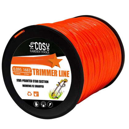 COSY GARDEN TOOLS pentagon line spool for smoother trimming with reduced vibration