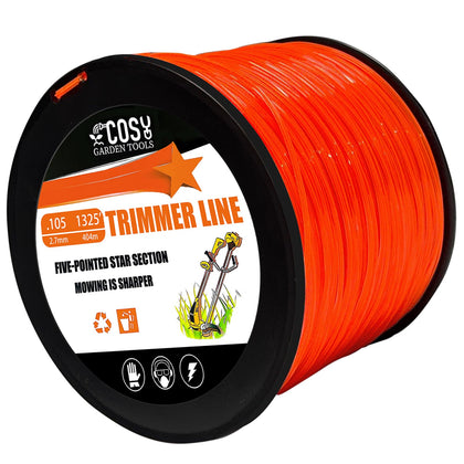COSY GARDEN TOOLS pentagon orange spool image for fast trimming