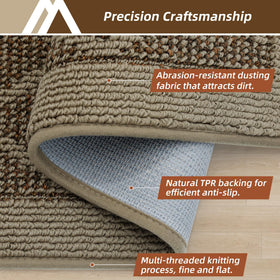 COSY HOMEER dirt-trapping texture shown in close-up for clean floors.