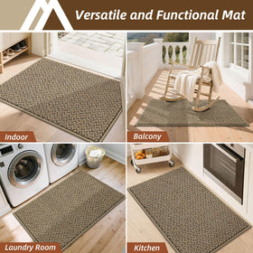COSY HOMEER doormat suits front and back doors for high-traffic areas.