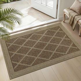 COSY HOMEER non-slip door mat at the front entrance with secure grip.