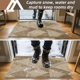 COSY HOMEER rug with non-slip backing stays firmly in place.