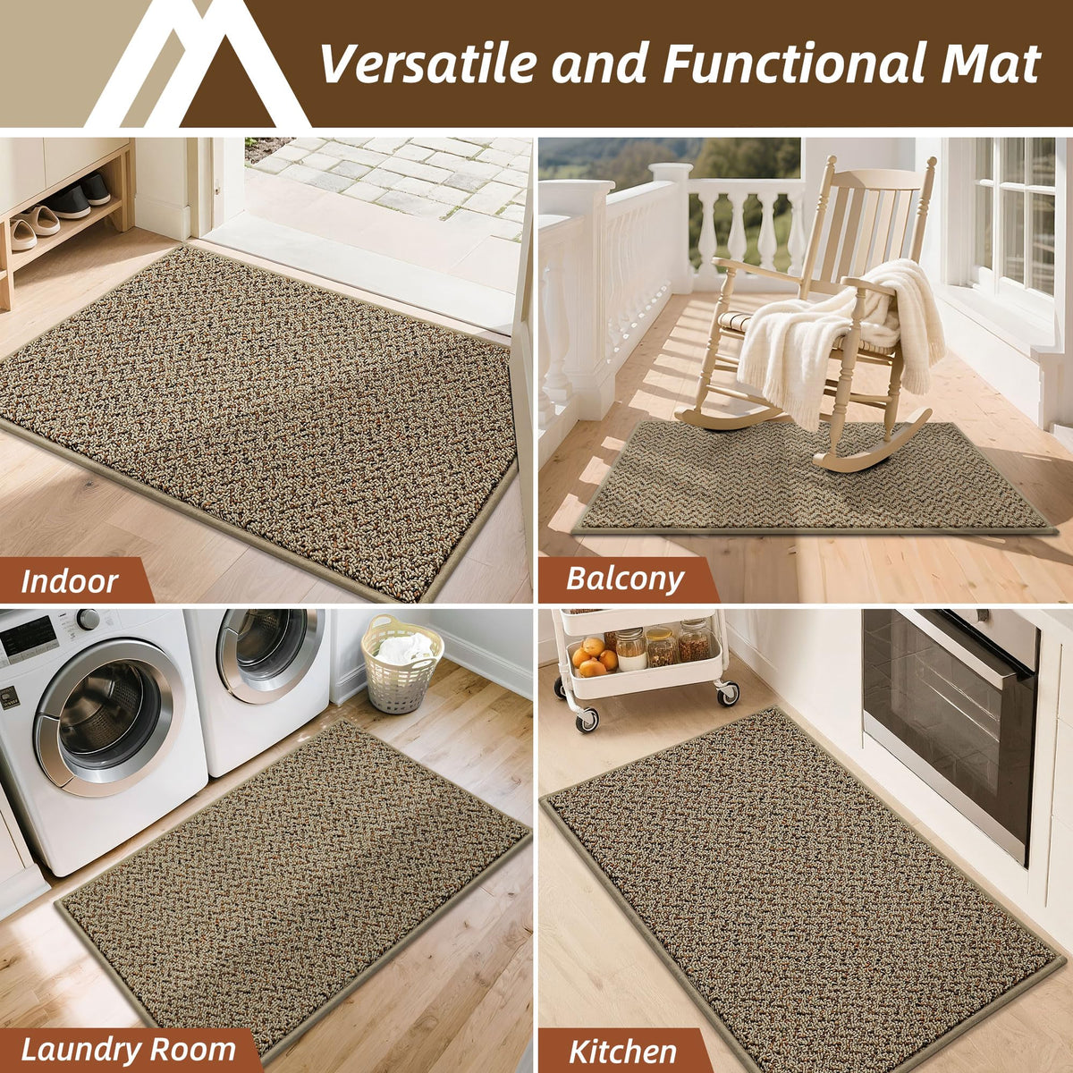 COSY HOMEER classic texture adds subtle style to entrances.