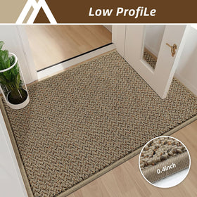 COSY HOMEER dirt-trapper weave captures debris before entering.