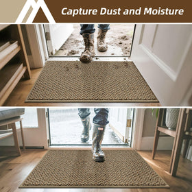 COSY HOMEER low-pile design allows smooth door operation.