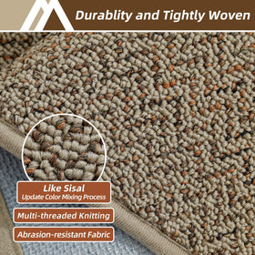 COSY HOMEER non-slip backing keeps the mat securely in place.