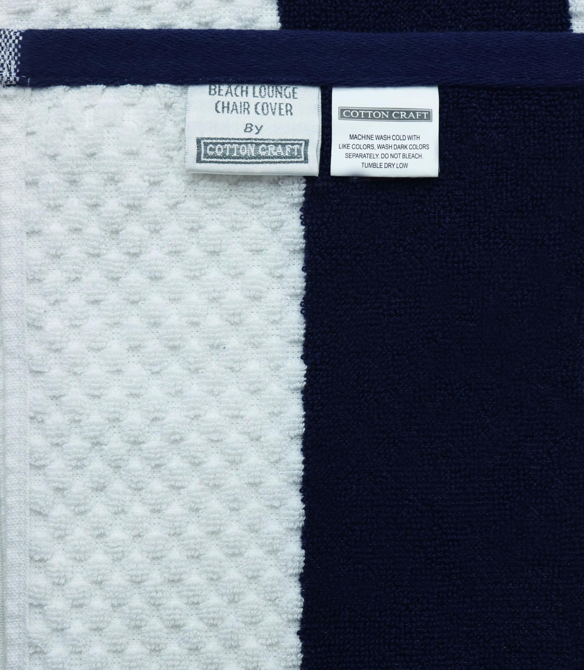 COTTON CRAFT Machine wash cold for easy care and lasting softness.