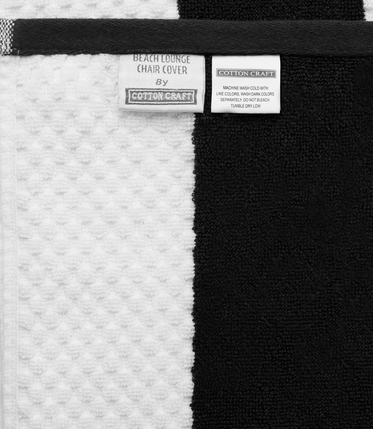 Cotton Craft 450 GSM cotton for plush softness.