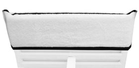 COTTON CRAFT oversized 32x82 cover fully draped over a lounge chair.