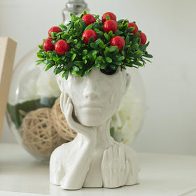 COTYNI face plant pot with drainage for easy watering