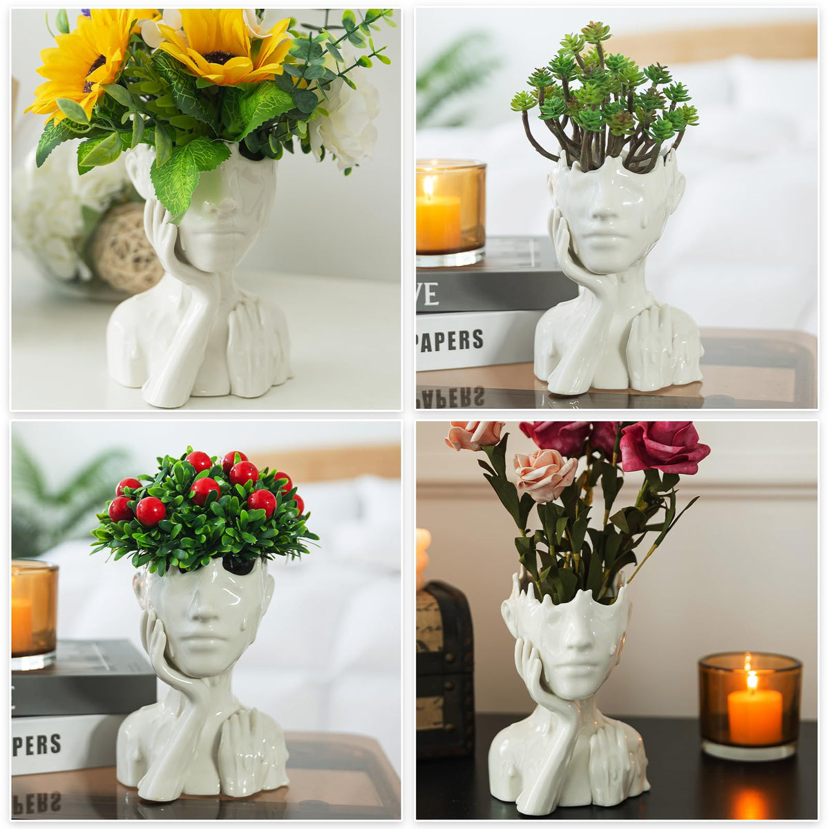 COTYNI gift-ready face planter suitable for birthdays or housewarmings
