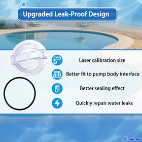 Hayward Super II compatible cover from Couhidu supports smooth pump operation