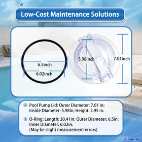 Polycarbonate lid offers durable protection against sun and splashes