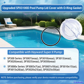 O-ring included with Couhidu SPX3100D lid cover ensures a tighter fit