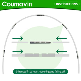 Coumavin garden clips secure coverings for tidy, stable protection.