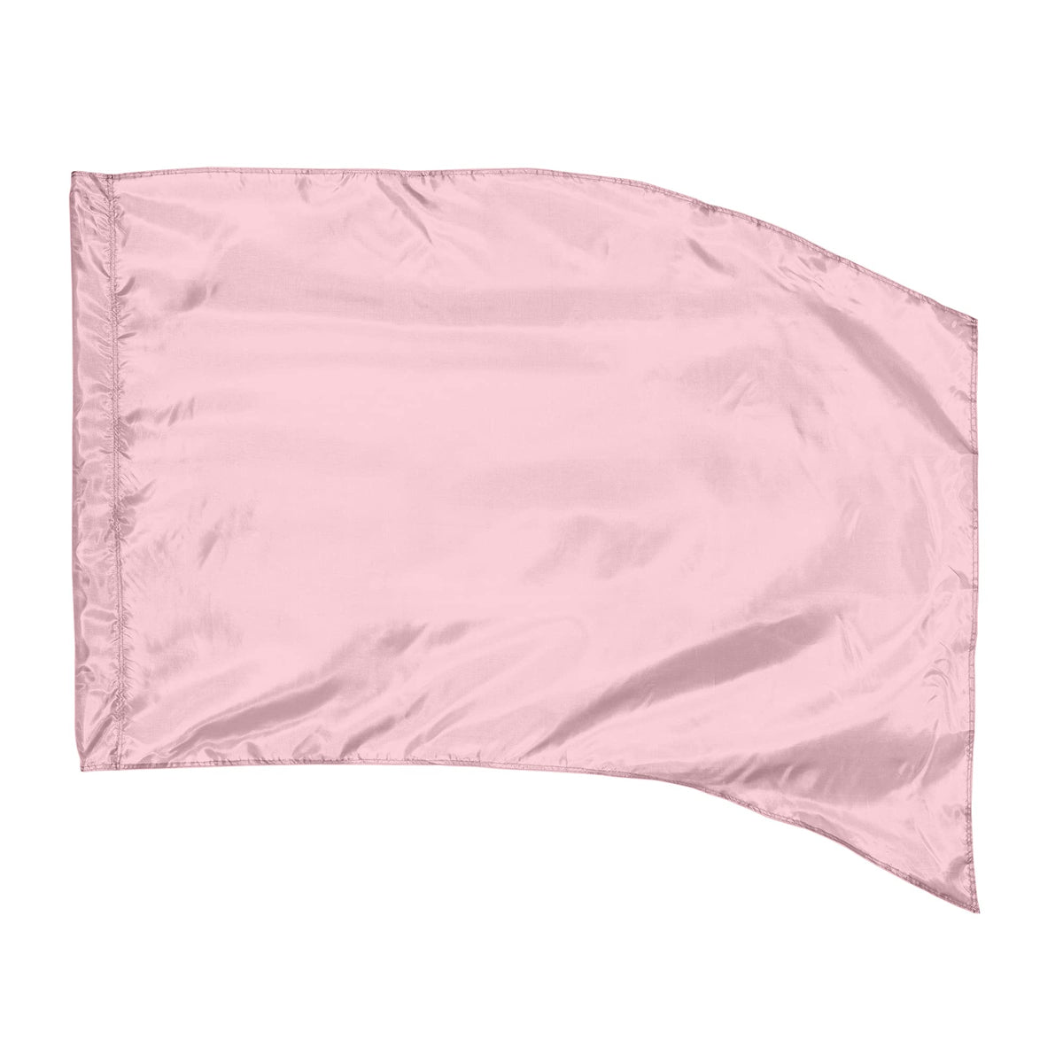 Cousin's Concert Attire light pink color guard flag 36x54 with sleeve for easy practice.