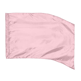 Cousin's Concert Attire light pink color guard flag 36x54 with sleeve for easy practice.