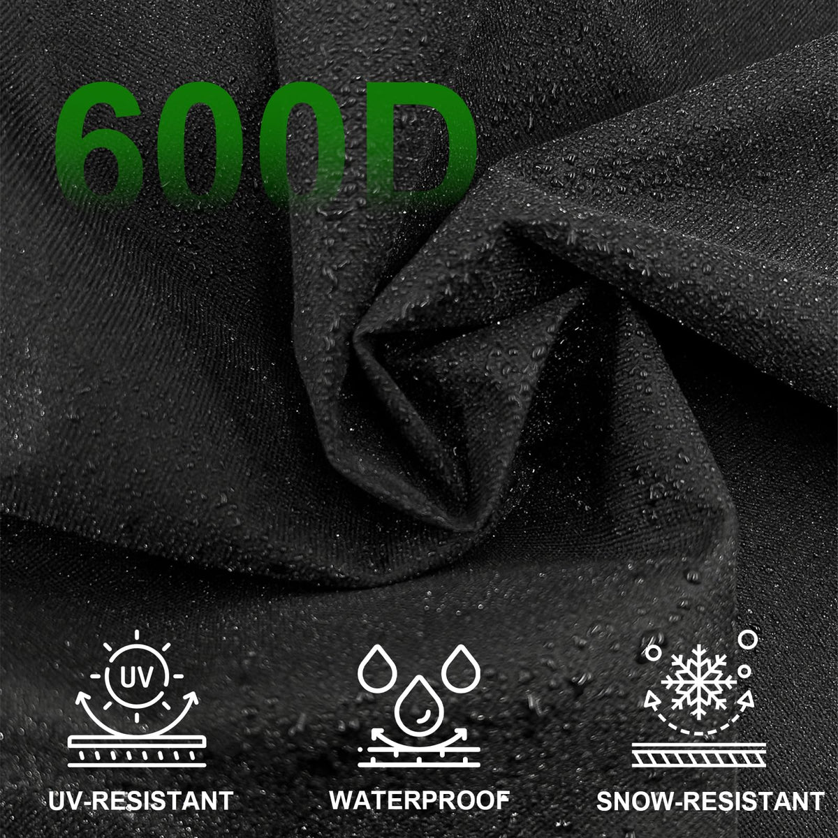 Cover Geny 600D fabric detail highlights rugged durability