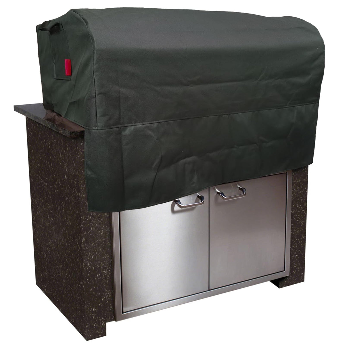 Cover Geny built-in grill cover 32-inch top view protects grill from weather