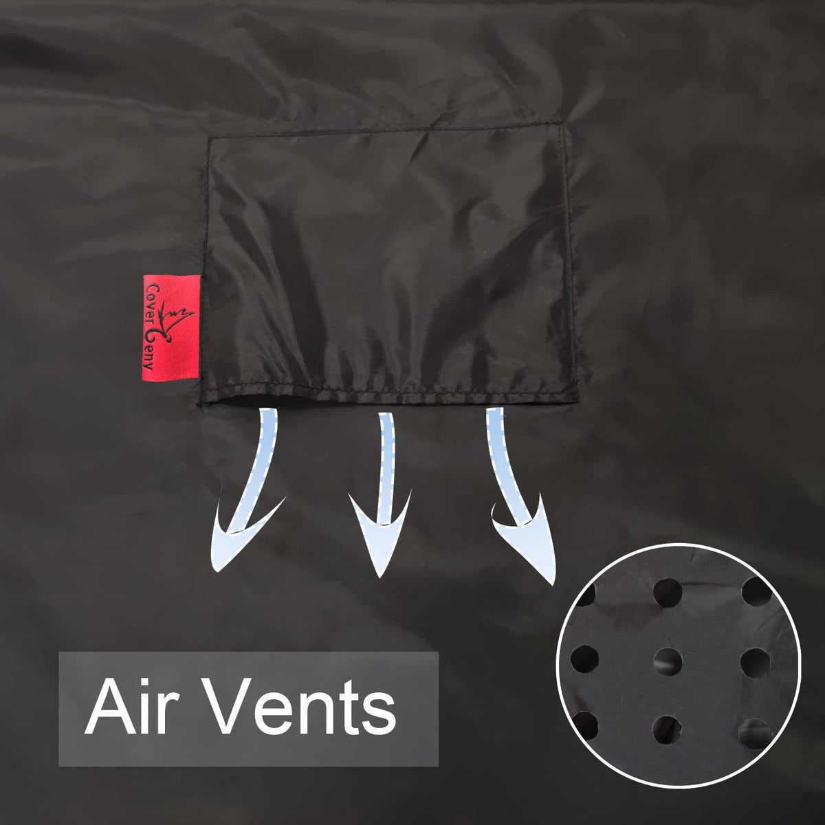 Cover Geny durable polyester fabric with seamless stitching ensures long-lasting protection