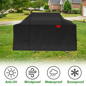 Easy-clean design with exterior handles for quick installation and removal.