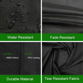 Cover Geny easy-clean design lets you hose down and dry quickly