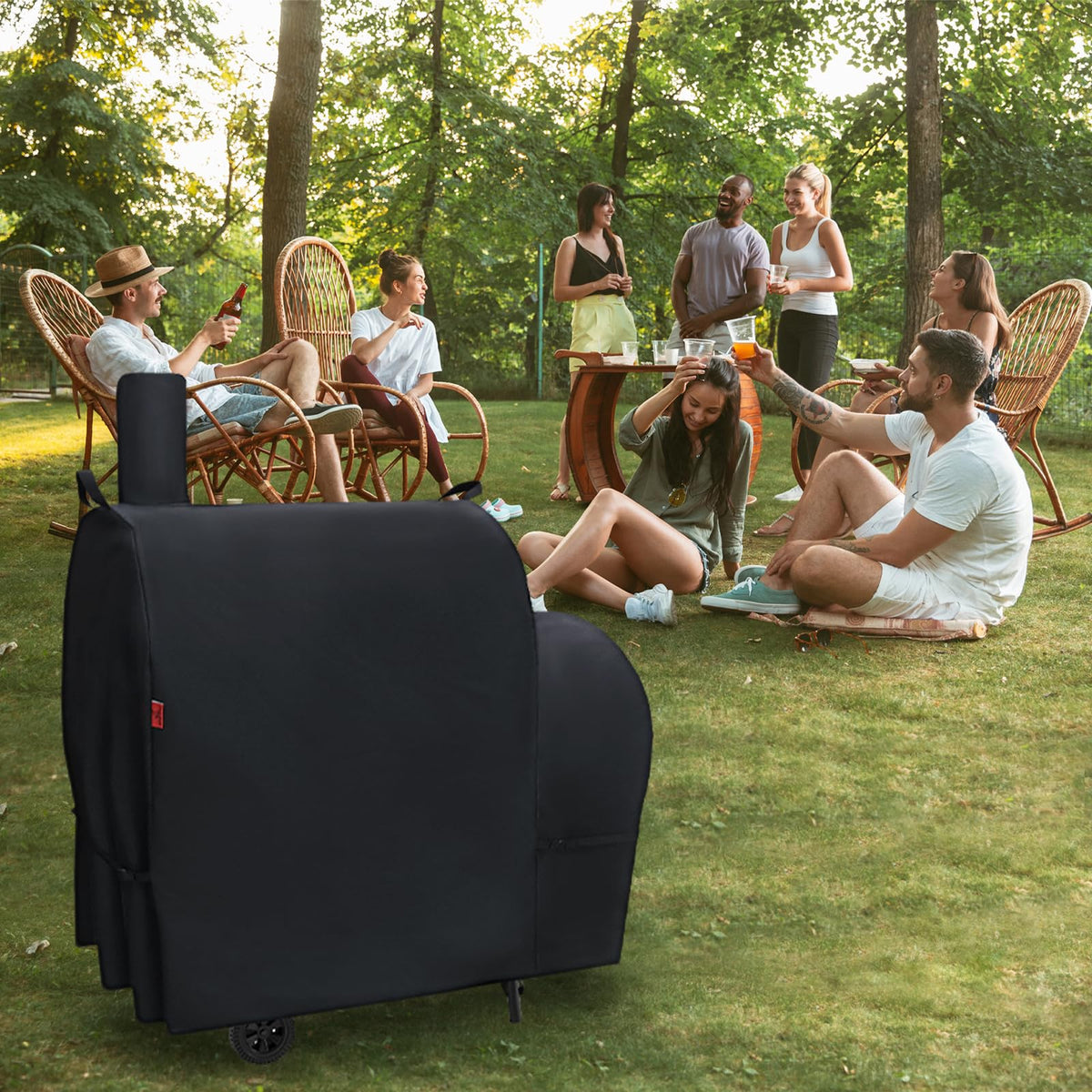Cover Geny easy-cleanup handle enables quick removal
