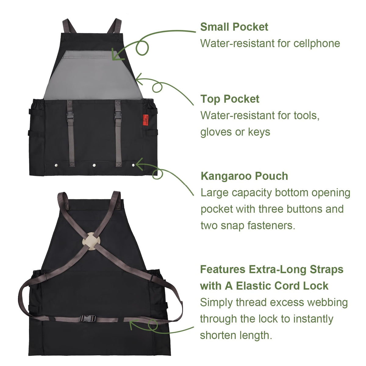 Multifunctional Cover Geny Apron ideal for harvesting, weeding, and planting