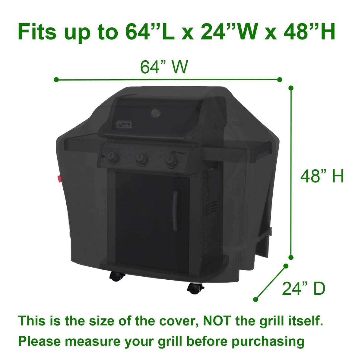 Cover Geny helps protect your grill when not in use