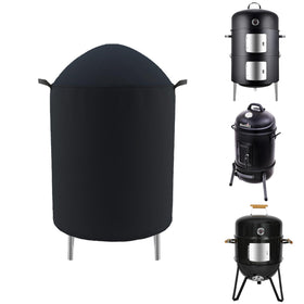 Cover Geny round smoker cover for 19x28 with Velcro straps secures in wind