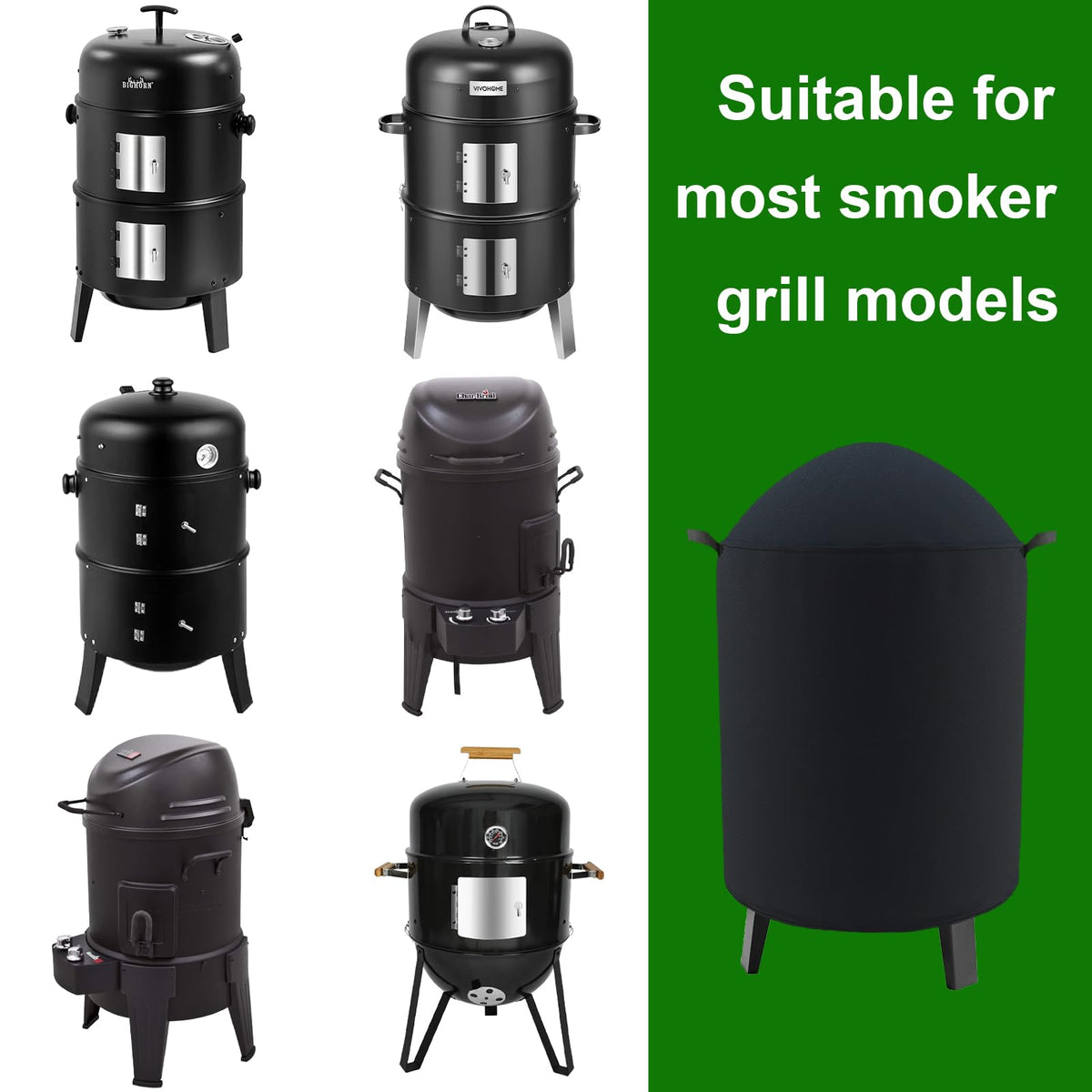 Cover Geny easy-on, easy-off smoker cover for quick setup