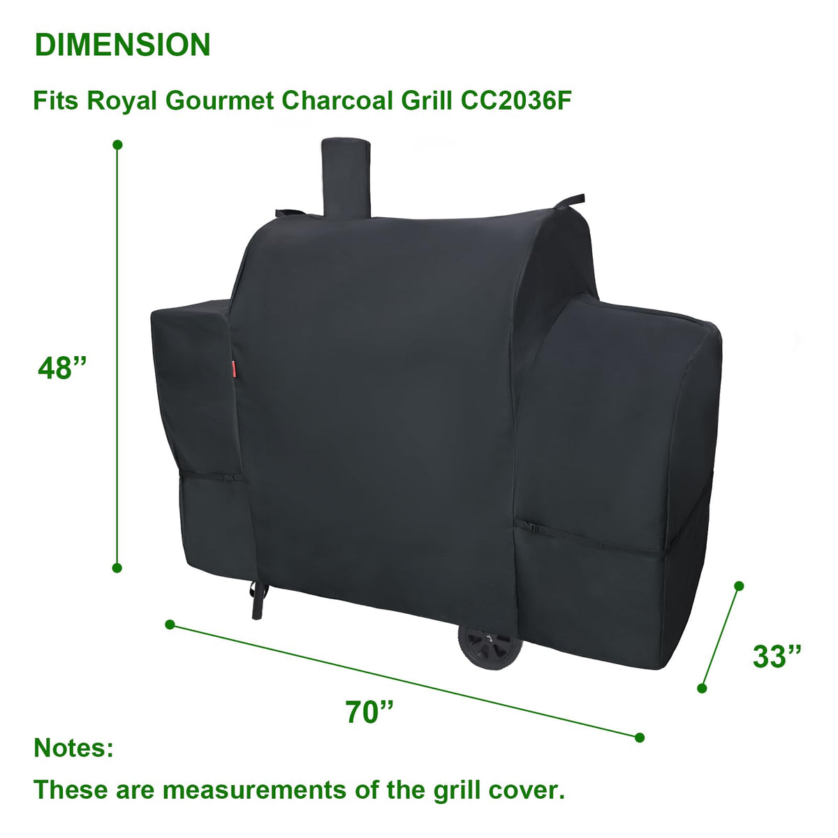 Durable 600D material shown on Cover Geny for CC2036F