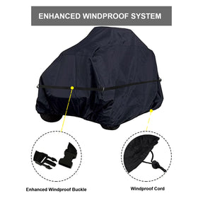 Cover Geny windproof mower cover with secure buckle for gusty weather
