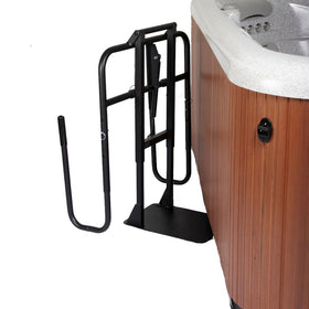 Cover Valet NP509 caddy stores spa cover neatly to the side after use