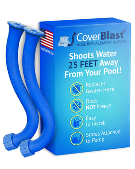 CoverBlast pool-cover pump attachment pack 2 keeps pool edges tidy and safer.