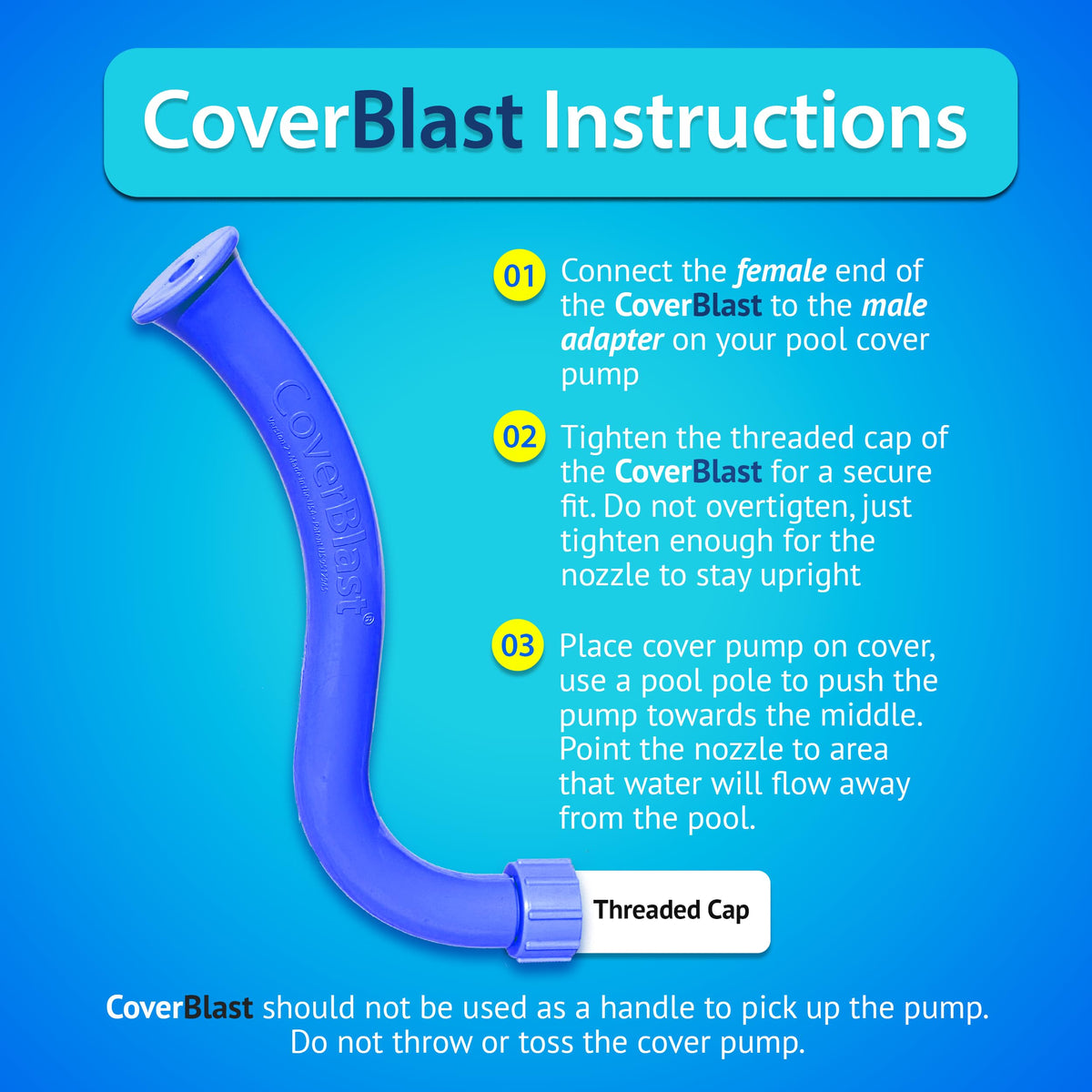 CoverBlast premium ABS construction reflects American craftsmanship and durability.