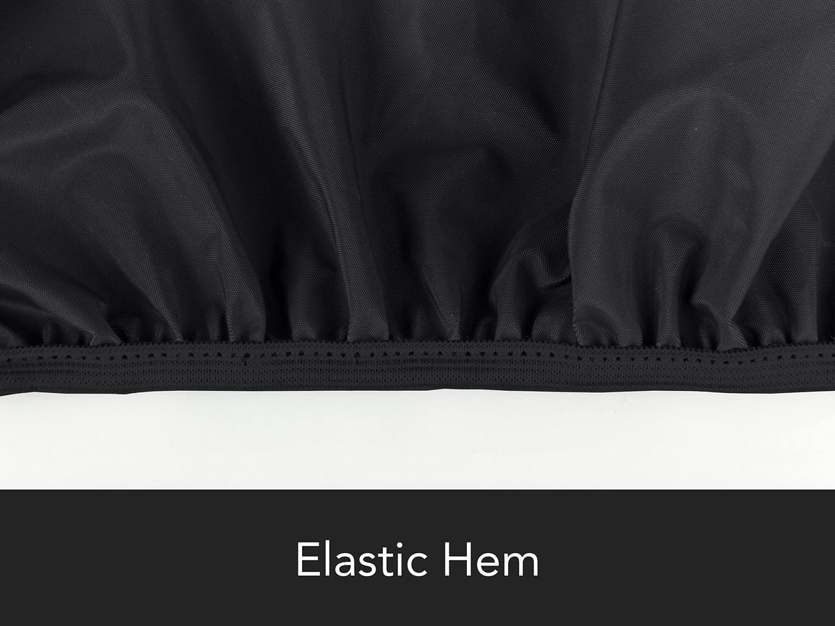 All-weather Covermates Chiminea Cover shields against rain, snow, and dust year-round.