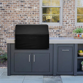 Covers & All built-in grill cover offers weatherproof protection for year-round use.