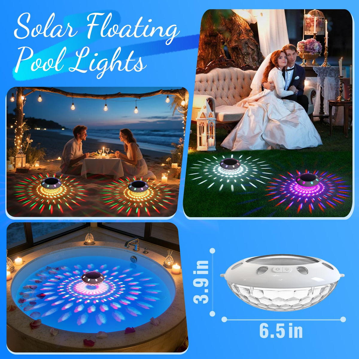 Covfirst solar-powered lighting with no cords for easy setup