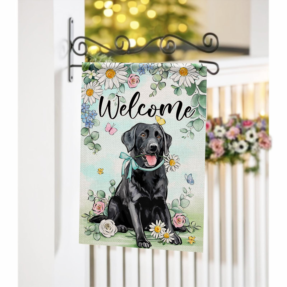 Covido small 12x18 garden flag fits entryways, porches, and mailboxes