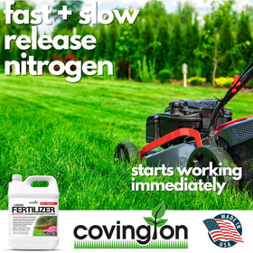 Covington Naturals bottle being poured for dilution in water.
